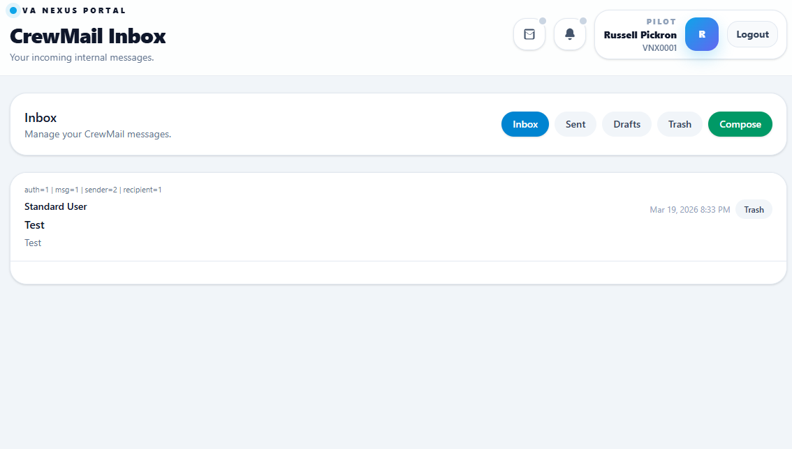 VA Nexus Dashboard Preview